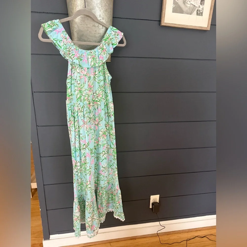 Lily Pulitzer zetta midi dress in lil sun of a bun xl 14/16